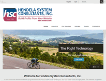 Tablet Screenshot of hendela.com